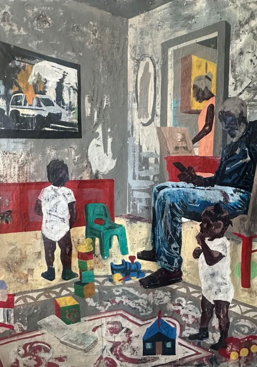 Conditions of Inheritance, Bobby K. Hill, exhibition, L'SPACE Gallery, Domestic Painting  